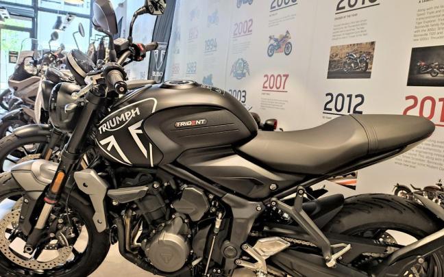 Motocicleta a la venta en un concesionario