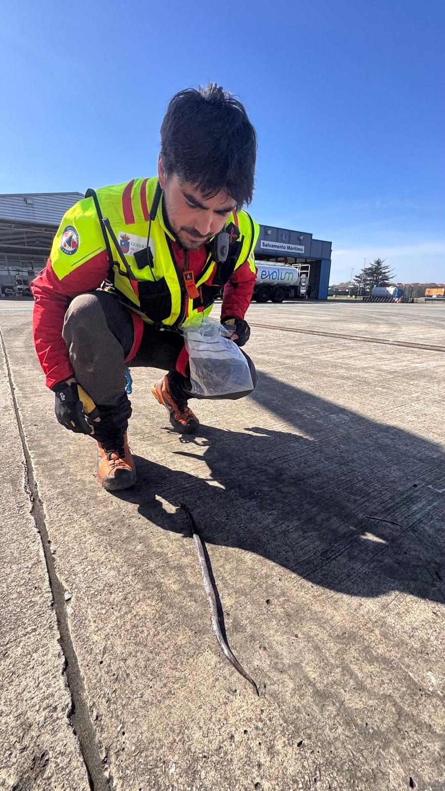 El equipo 112 de Cantabria rescata a senderista vasco en estado grave tras ser mordido por una víbora en un monte de Arredondo.