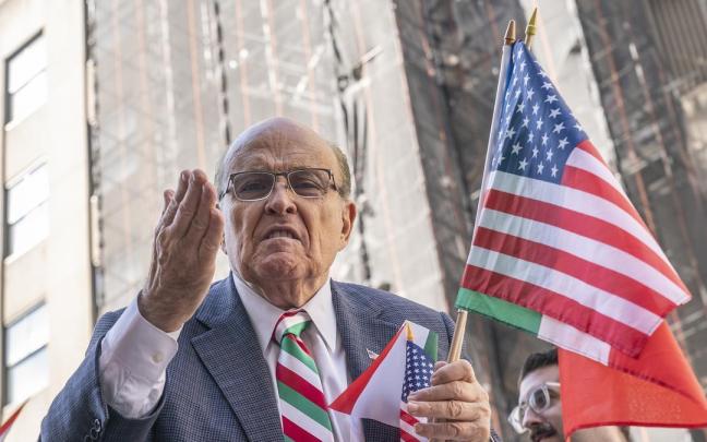 El exalcalde de Nueva York Rudy Giuliani.