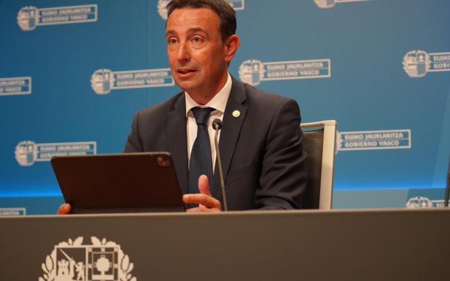El vicelehendakari y consejero de Economía, Trabajo y Empleo del Gobierno vasco, Mikel Torres.
