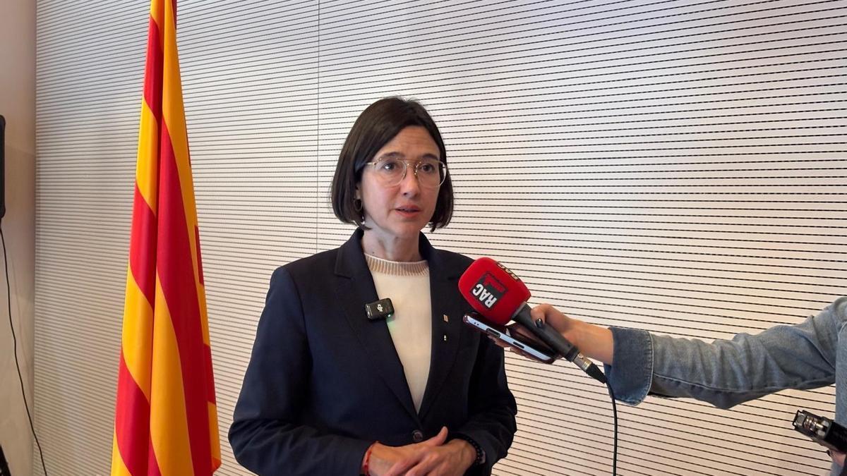 La consellera de Interior y Seguridad Pública, Núria Parlon.