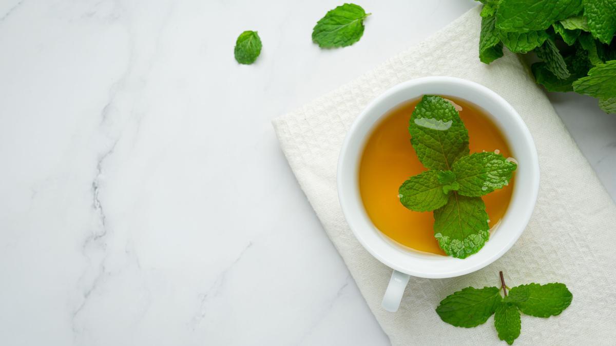 Infusión de menta.