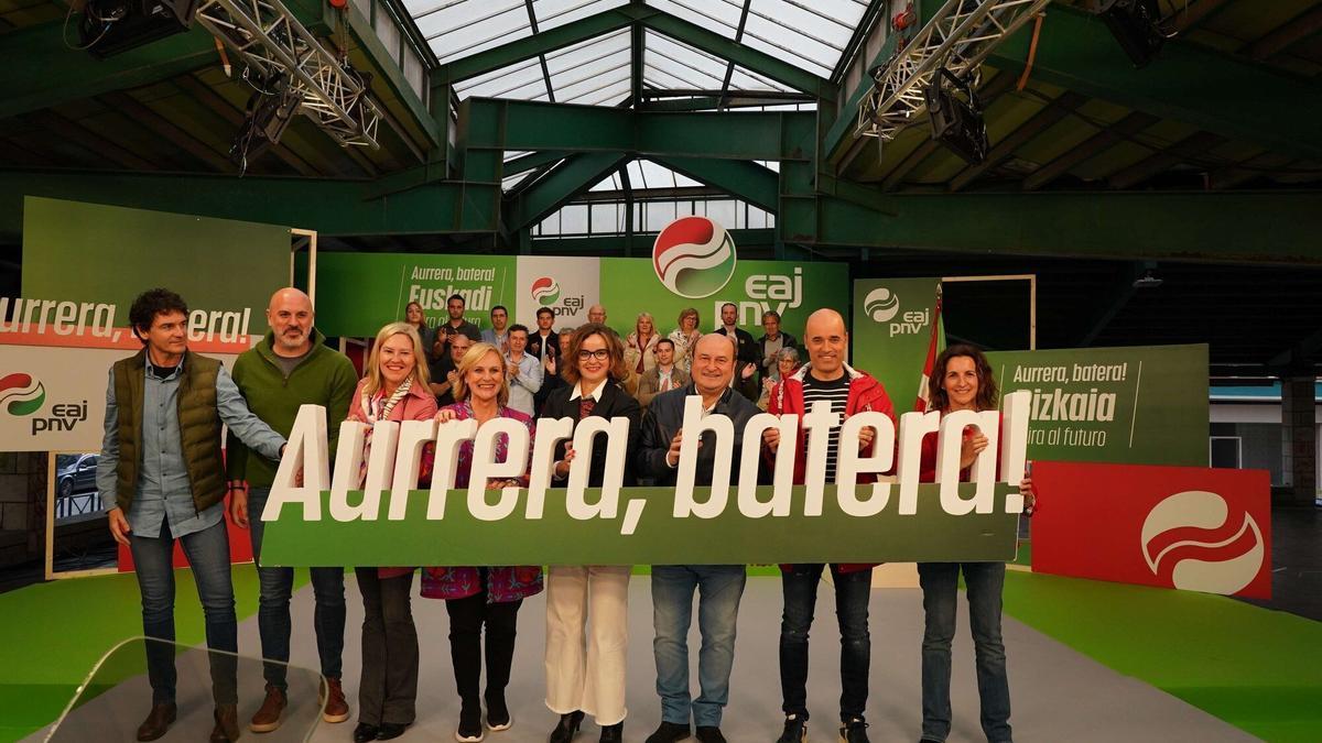 Acto electoral del PNV este domingo en Gernika