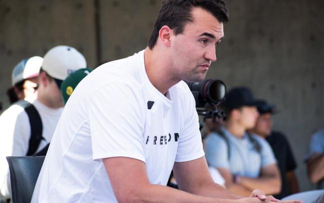 El activista conservador Charlie Kirk