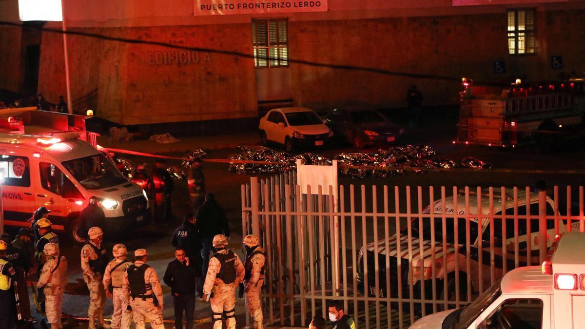 Incendio en un centro de inmigrantes en Ciudad Juárez