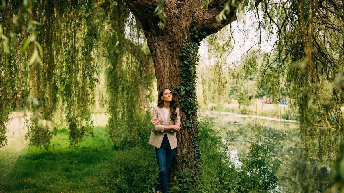 Foto de la princesa Kate Middleton en Windsor distribuida este viernes por le palacio de Kensington.