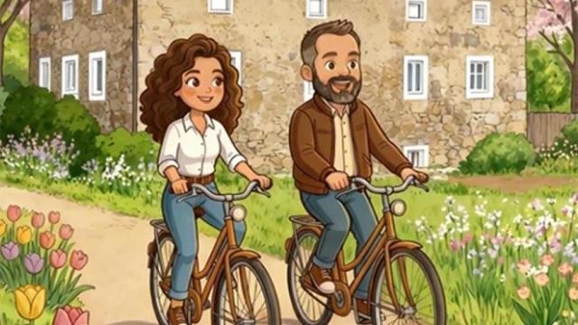 Los personajes del cómic la pareja formada por Irri y Barri