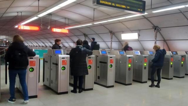 El metro ha recuperado la normalidad