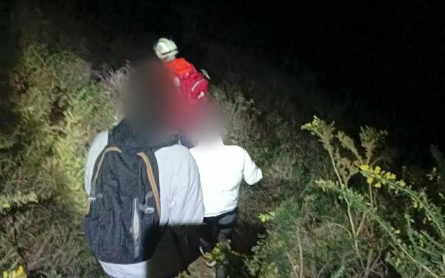 Rescate en las Peñas de Aya. Rescate en las Peñas de Aya.