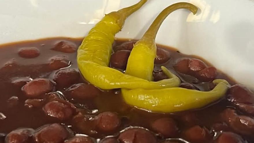 Las alubias, el ingrediente principal en la putxera tradicional.