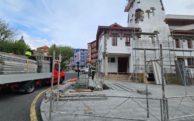 Las obras de rehabilitación ya han comenzado / Bermeoko Udala Las obras de rehabilitación ya han comenzado