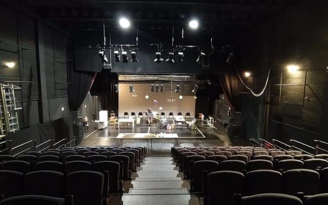 El auditorio del centro de artes escénicas Sarobe.