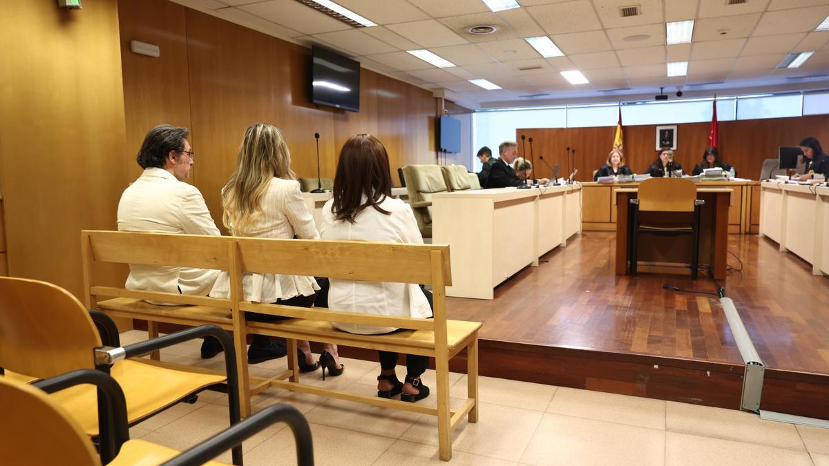 El actor, Luis Lorenzo, durante el juicio por presunto maltrato y estafa a una familiar anciana.