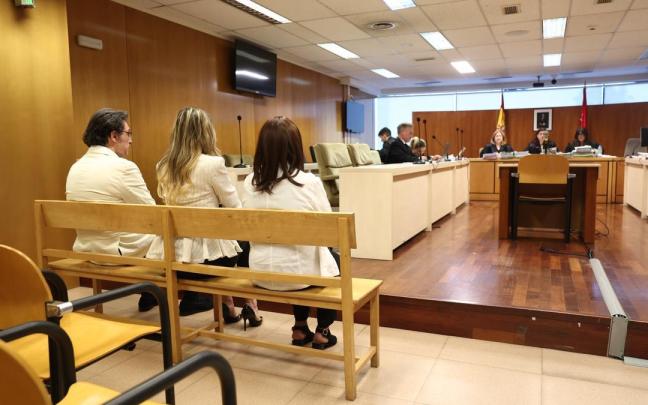 El actor, Luis Lorenzo, durante el juicio por presunto maltrato y estafa a una familiar anciana.