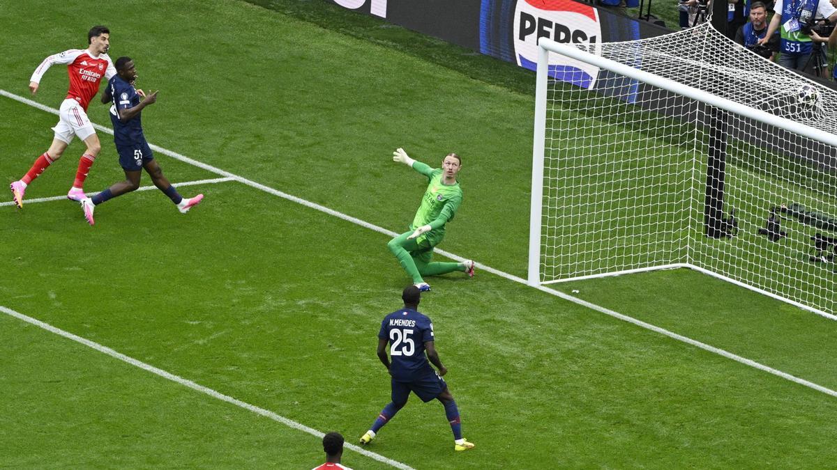 Jugada del gol de Havertz.