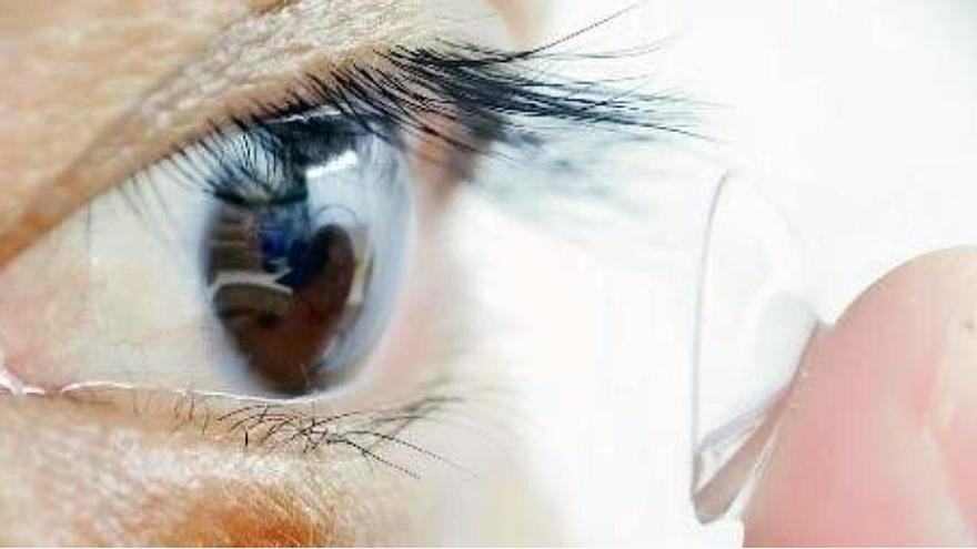 Lentillas que permiten detectar la luz infrarroja.