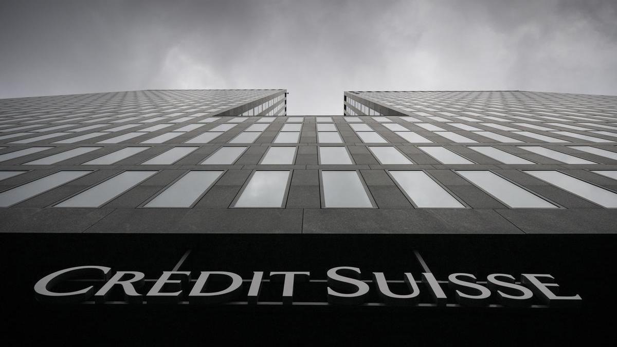 Credit Suisse ha registrado grandes pérdidas en la Bolsa.