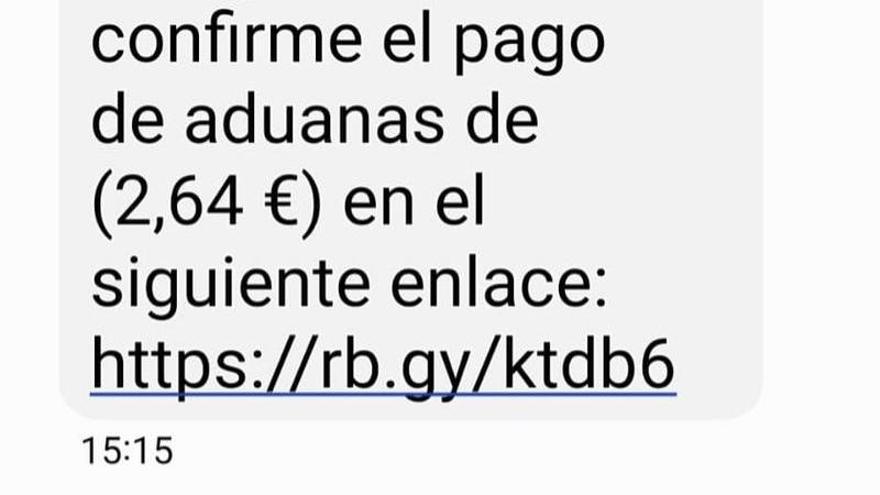 Este es el mensaje de texto que están recibiendo muchos vitorianos en los últimos días
