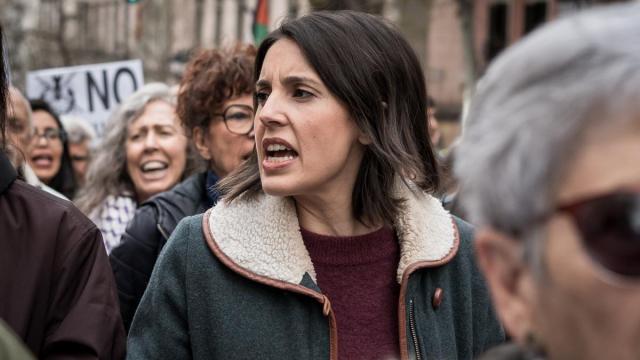 La eurodiputada de Podemos Irene Montero