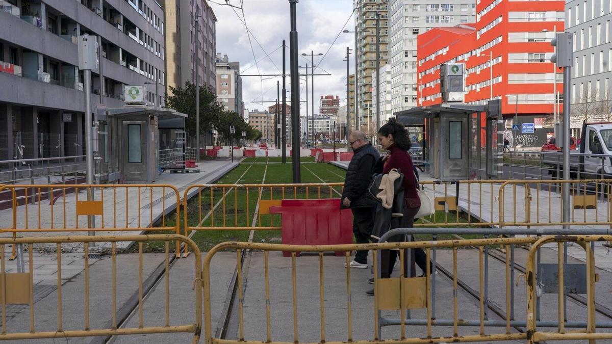 En imágenes: el columpio que 'trae de cabeza' a todo un barrio de Vitoria