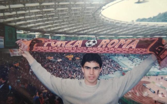 David Sarriugarte en el Olímpico de Roma