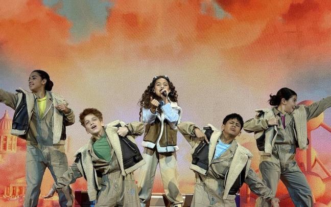 Sandra Valero, la representante española de Eurovisión Junior en 2023, terminó segunda en el certamen. / EP Sandra Valero, la representante española de Eurovisión Junior en 2023, terminó segunda en el certamen.
