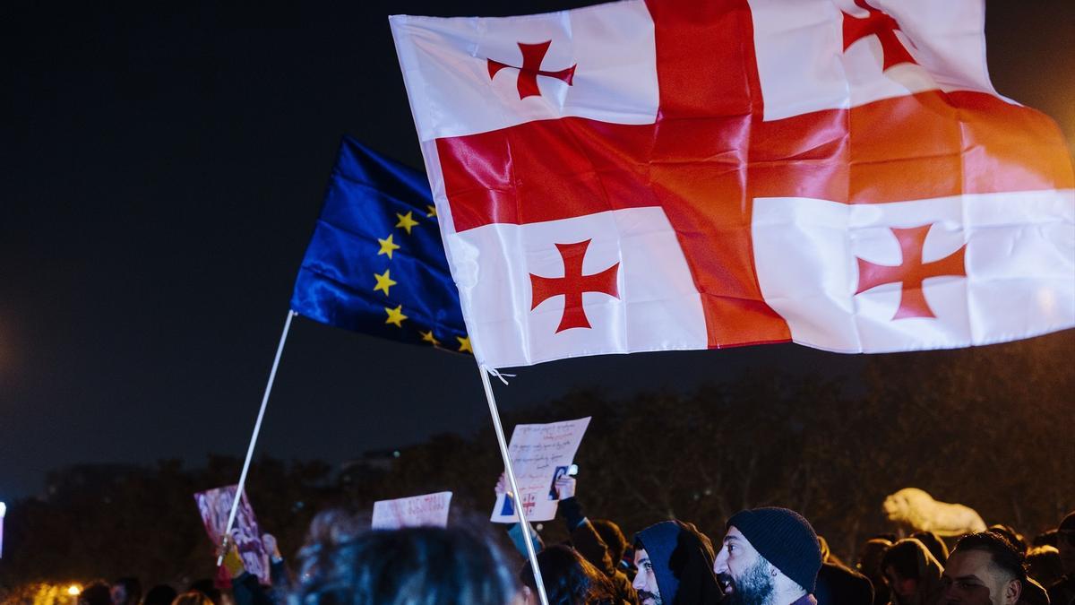 La bandera georgiana