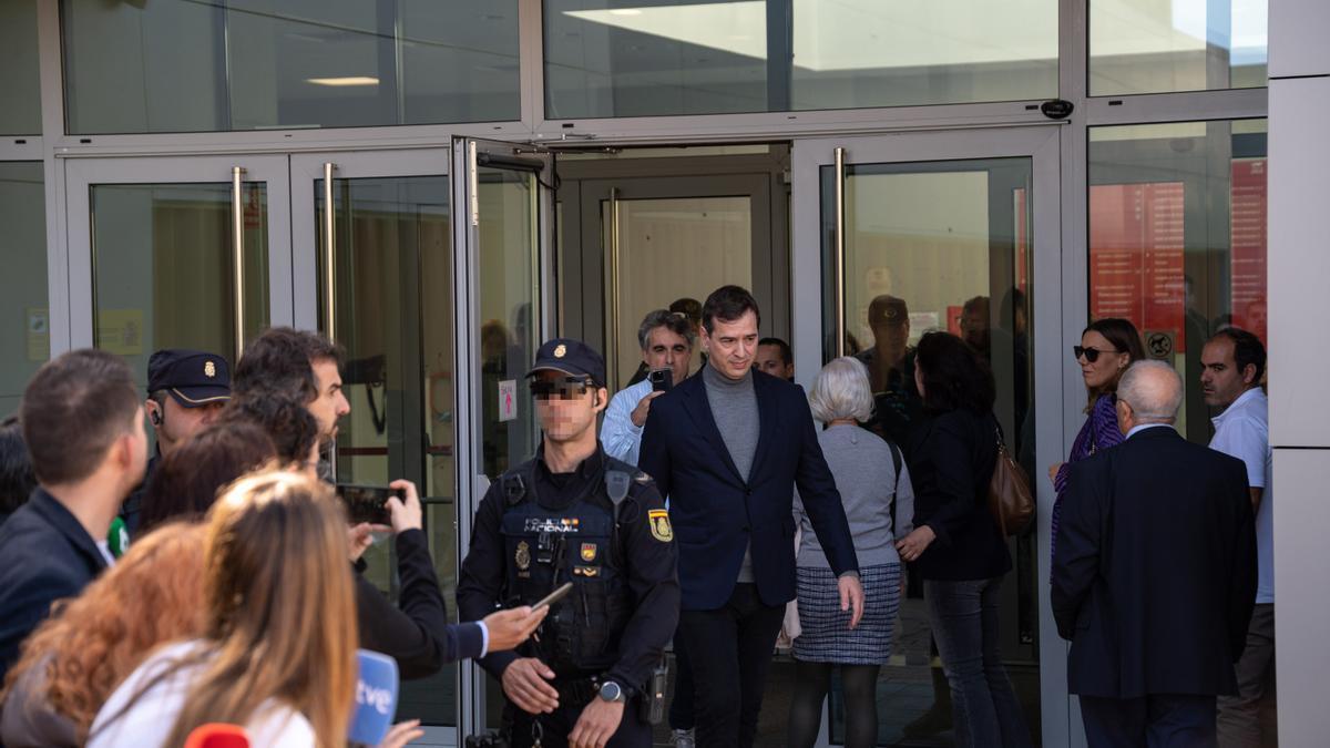 El hermano de Pedro Sánchez, David Sánchez, sale tras declarar en calidad de investigado