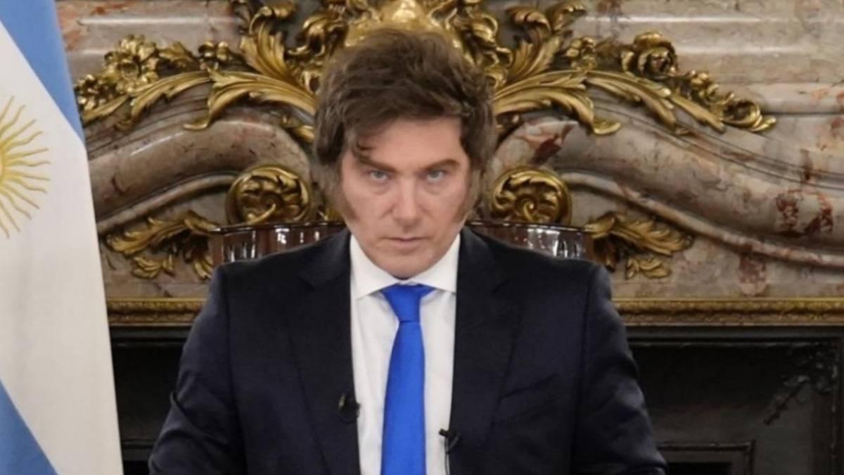 El presidente de Argentina, Javier Milei