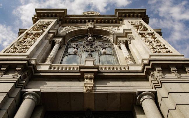 Fachada del edificio del Banco de España.