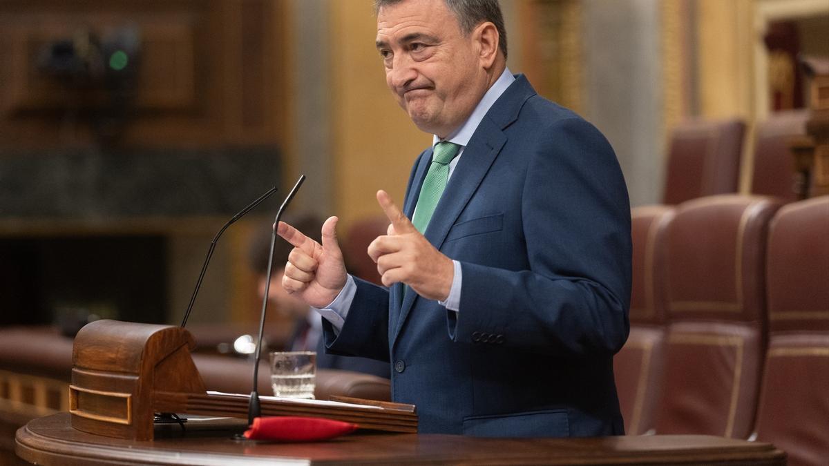 El portavoz del PNV en el Congreso, Aitor Esteban.