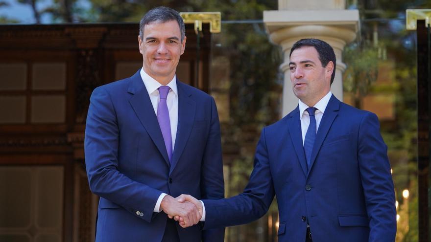 Sánchez y Pradales, en Ajuria Enea