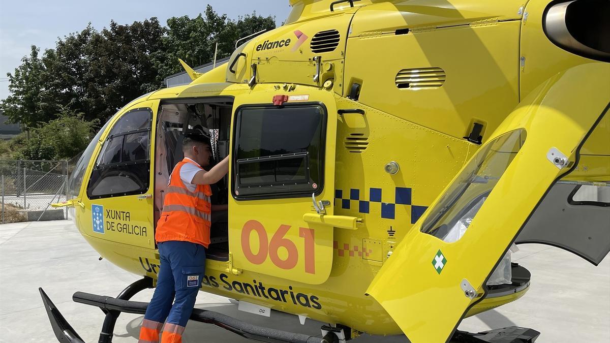 Muere el paciente del helicóptero del 061 que se incendió este verano en  Cabra por un escape de oxígeno - Onda Vasca