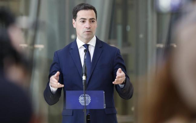 Pradales pide a Europa un escudo de defensa comercial y Euskadi activará las medidas necesarias ante el anuncio de Trump. / EFE Pradales pide a Europa un escudo de defensa comercial y Euskadi activará las medidas necesarias ante el anuncio de Trump.