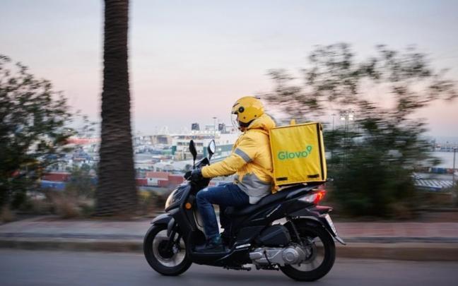 Un repartidor de Glovo.