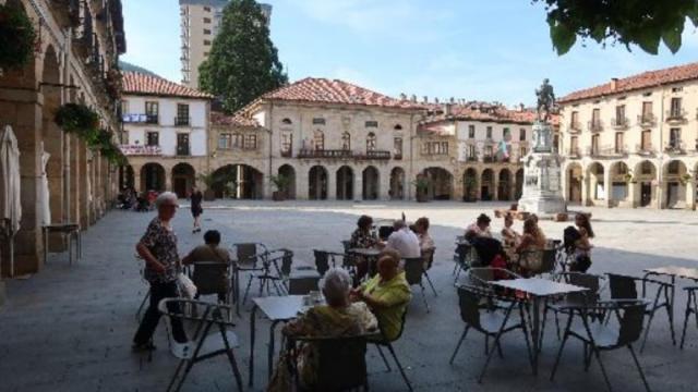 La plaza de Zumarraga.