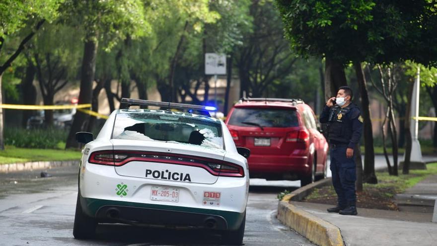 Imagen de un dispositivo policial en México.