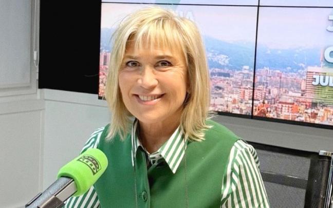 La periodista aprovechó para criticar las malas condiciones a las que están sometidos los médicos de la Seguridad Social.