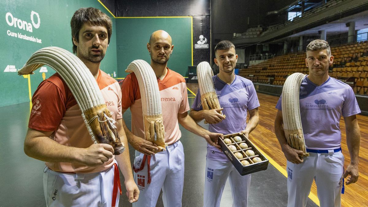 Goikoetxea V-Juanenea y Ansa II-Zubiri eligen material para el play-off del Sagardoaren Txapelketa de remonte