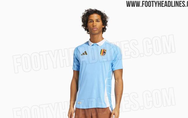 La nueva camiseta de Bélgica para la Eurocopa 2024