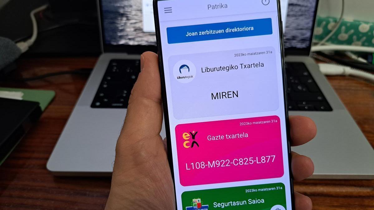 La aplicación NIK Patrika del Gobierno vasco que permite descargar documentos públicos en un móvil.