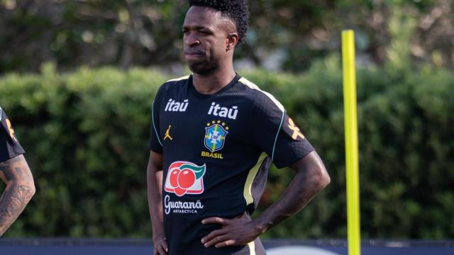 El jugador de la selección brasileña, Vinicius Junior, durante el parón de selecciones.