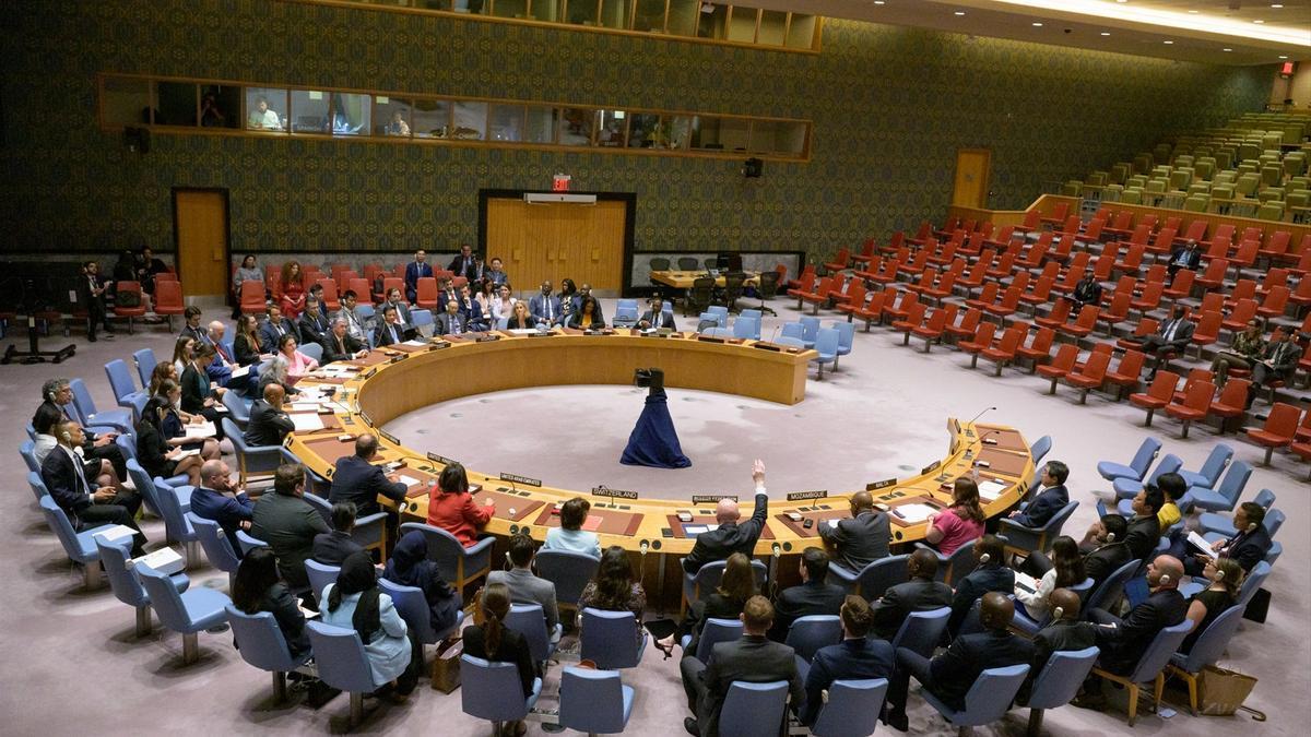 Imagen de archivo de una reunión del Consejo de Seguridad de la ONU.