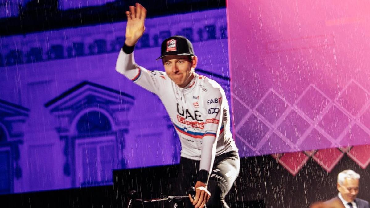 Tadej Pogacar, en la presentación del Giro.