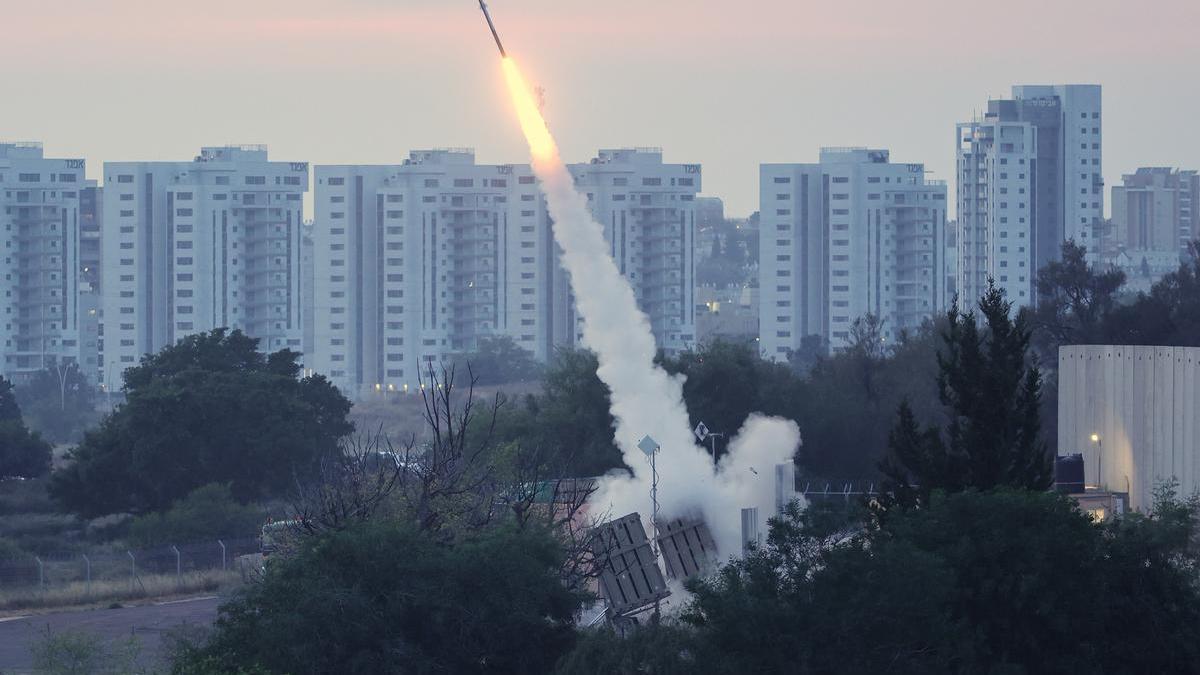La defensa aérea de Israel ha interceptado los cinco cohetes lanzados desde la Franja de Gaza.