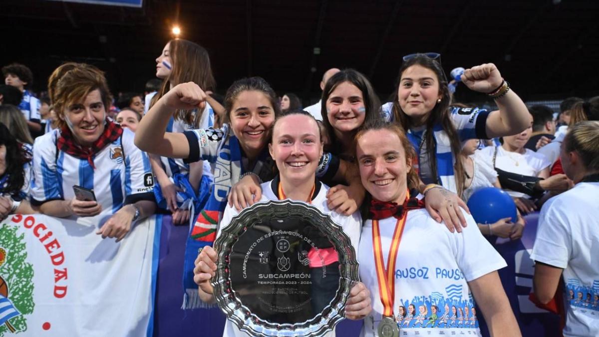 La Real se proclamó en Zaragoza subcampeona de la pasada edición. / PEDRO MARTÍNEZ