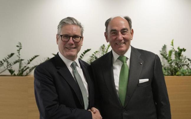 Keir Starmer se reúne con Ignacio Sánchez Galán.