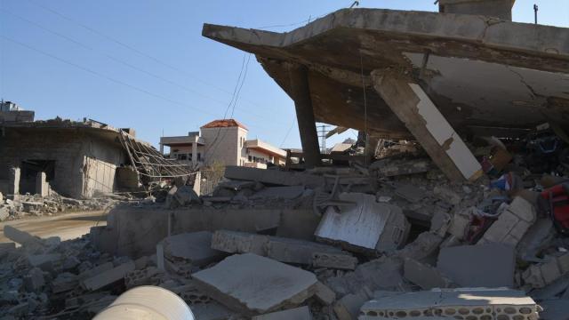 Edificios destruidos por ataques aéreos israelíes en Líbano. / EP Edificios destruidos por ataques aéreos israelíes en Líbano.