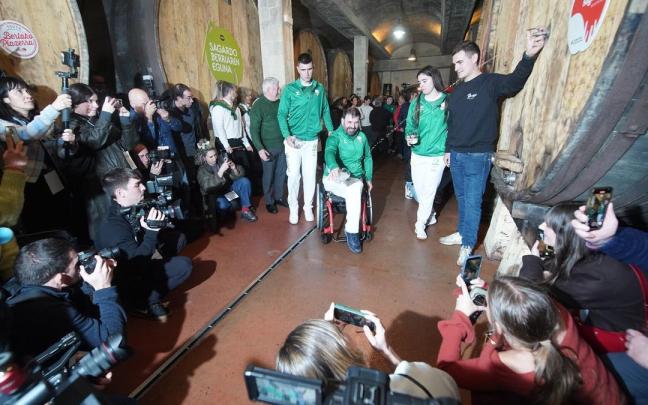 Apertura Txotx 2026 de la sidrería Petritegi en Astigarraga