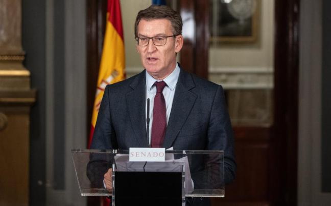 El líder del PP, Alberto Núñez Feijóo.